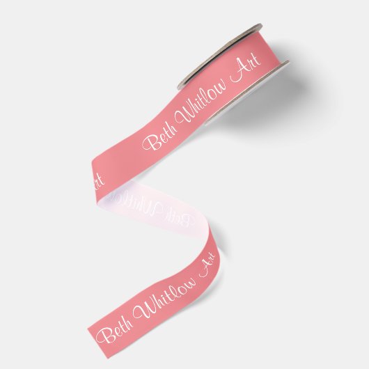 Aangepaste naam grosgrain lint (Achterkant)