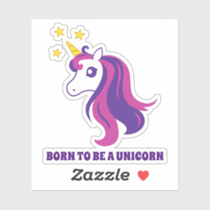 Aangepaste naam grote eenhoorn-paardenlaptopsticke sticker