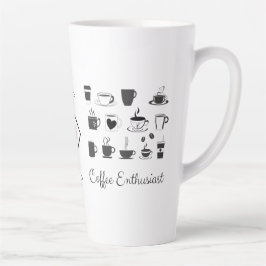 Aangepaste naam, Grote koffie EspressoBeker | Grap Latte Mok