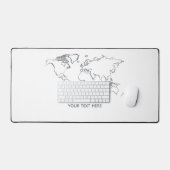 Aangepaste naam grote muismat bureaumat (Keyboard & Muis)