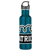 Aangepaste naam grote sportfles waterfles  (Voorkant)