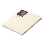 Aangepaste naam Grumpy Grouchy Kat Kitten Dier Notitieblok (Linkerzijde)