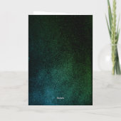 Aangepaste naam Grunge Verjaardag Kaart (Achterkant)