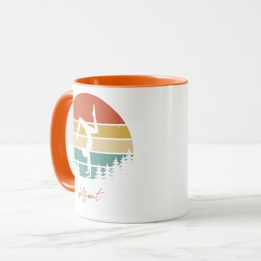 AANGEPASTE NAAM GYMNASTIEK MOK | CADEAU VOOR TURNE (Voorkant links)