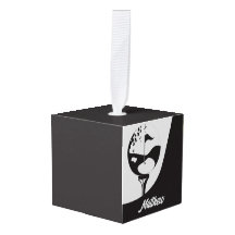 Aangepaste naam Hallo zwart-wit Golf