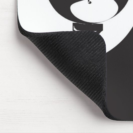 Aangepaste naam Hallo zwart-wit Golf Muismat (Hoek)