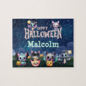 Aangepaste naam Halloween Draak Puzzel (Horizontaal)