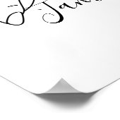 Aangepaste naam Handlijn Poster (Hoek)