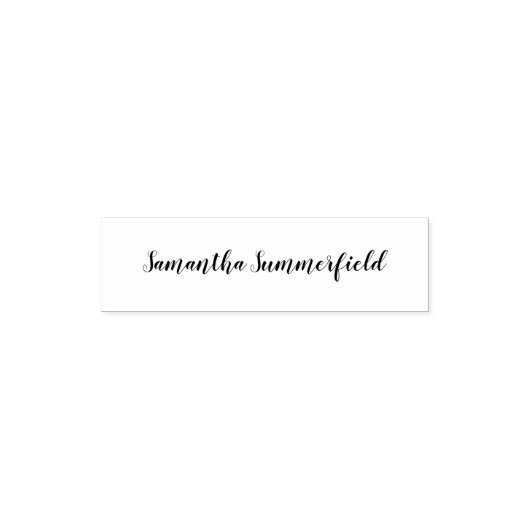 Aangepaste naam Handtekening Bedrijfseigenaar Scri Zelfinktende Stempel (Design)