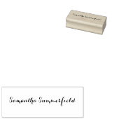 Aangepaste naam handtekening bedrijfsleider rubberstempel (Gestempeld)