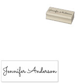 Aangepaste naam handtekening gepersonaliseerd rubberstempel (Gestempeld)