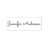 Aangepaste naam handtekening gepersonaliseerd rubberstempel (Afrduk)