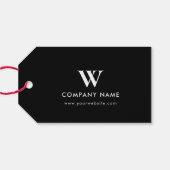 Aangepaste Naam Hang Kleding Labels met String & H Cadeaulabel (Achterkant Horizontaal)