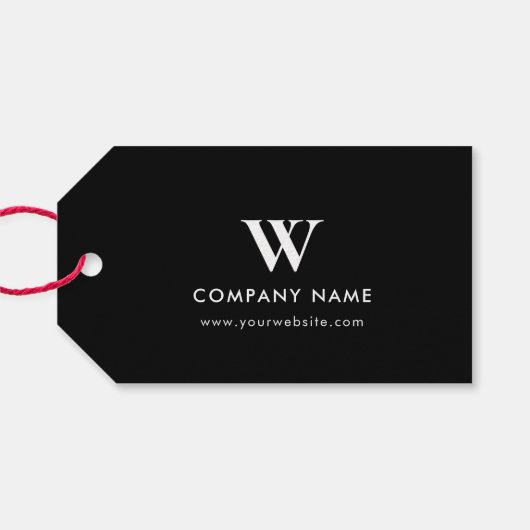 Aangepaste Naam Hang Kleding Labels met String & H Cadeaulabel (Achterkant Horizontaal)