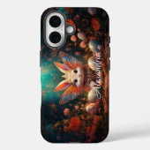 Aangepaste naam Happy Easter Bunny met paaseieren Case-Mate iPhone Case (Achterkant)
