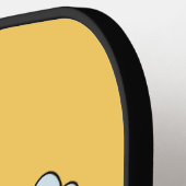 Aangepaste naam Happy Love Bees Pickleball Paddle (Links Detail)