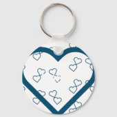 Aangepaste naam hart sleutelhanger (Voorkant)