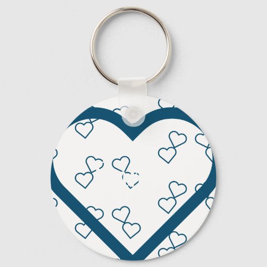 Aangepaste naam hart sleutelhanger (Voorkant)