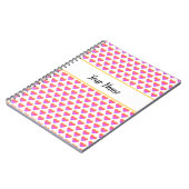 Aangepaste naam Hartpatroon Notitieboek (Linkerzijde)