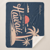Aangepaste naam Hawaii Sherpa Deken (Voorkant)