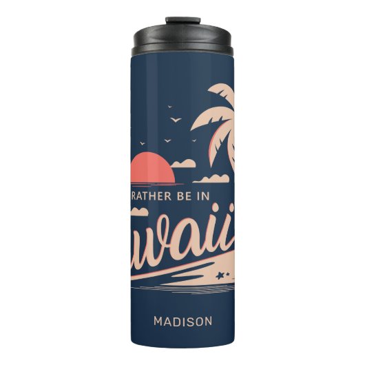 Aangepaste naam Hawaii Thermosbeker (Voorkant)