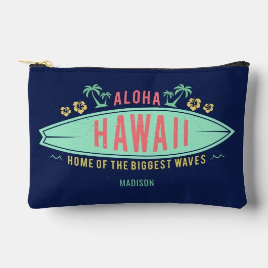 Aangepaste naam Hawaiian Surfer Etui (Voorkant)