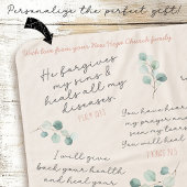 Aangepaste Naam Healing Geschriften Gebedscadeau Sherpa Deken