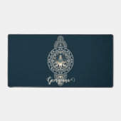 Aangepaste Naam Heilige Ster van Wonder Siermandal Bureaumat (Voorkant)