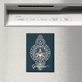 Aangepaste Naam Heilige Ster van Wonder Siermandal Magneet (Insitu (Vaatwasser))