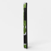 Aangepaste naam heldere groene glitter volleyballe Case-Mate iPhone case (Achterkant/links)
