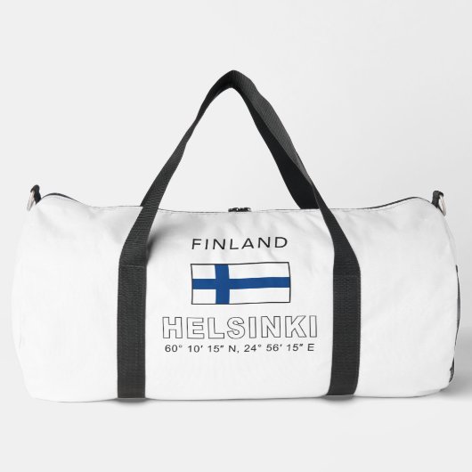 Aangepaste naam Helsinki Coördinaten Plunjezak (Voorkant)