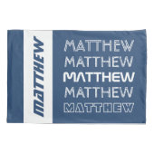 Aangepaste naam - Herhalen - hoesje met kussen Kussensloop (Achterkant)