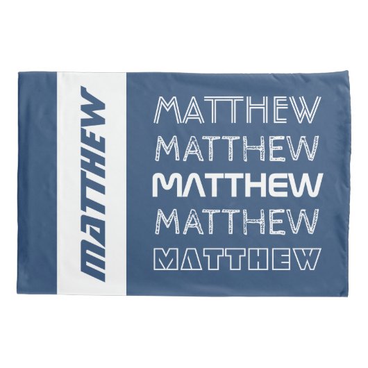 Aangepaste naam - Herhalen - hoesje met kussen Kussensloop (Achterkant)