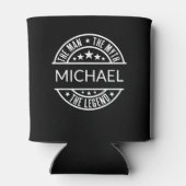 Aangepaste naam Het Man De mythe De legende Blikjeskoeler (Achterkant)