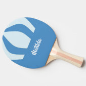 Aangepaste naam hete luchtballon tafeltennisbatje (Zijkant)
