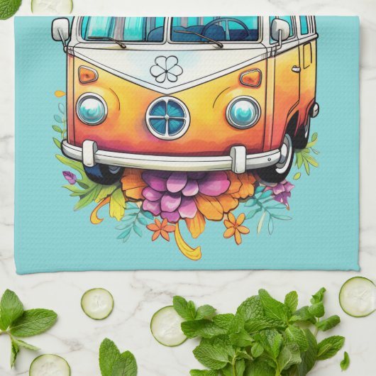 Aangepaste naam Hippie Van Theedoek (Gevouwen)