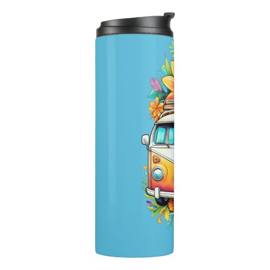 Aangepaste naam Hippie Van Thermosbeker (Gedraaid links)