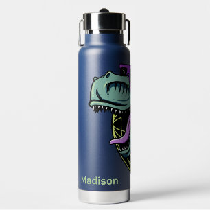 Aangepaste naam Hipster T-Rex Waterfles