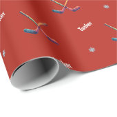 Aangepaste naam hockey inpakpapier (Rol Hoek)