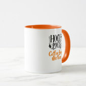 Aangepaste naam 'Hocus Pocus Koffie Helpt me Focus Mok (Voorkant rechts)