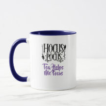 Aangepaste naam 'Hocus Pocus Thee Helpt me Focus t