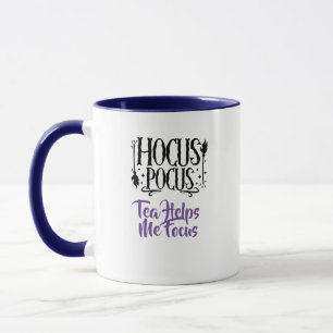 Aangepaste naam 'Hocus Pocus Thee Helpt me Focus t Mok