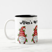 Aangepaste naam Holiday Gift- Morning Coffee Mok. Tweekleurige Koffiemok (Links)