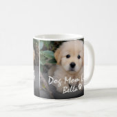 Aangepaste naam hond moeder leven Bella puppy ontw Koffiemok (Voorkant rechts)