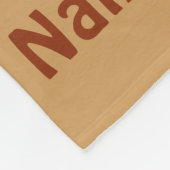 Aangepaste naam hondenliefhebber Boxer Blanket / B Fleece Deken (Hoek)