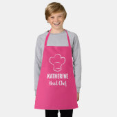 Aangepaste naam Hoofdchef Souschef Keuken Koken Schort (Gedragen)