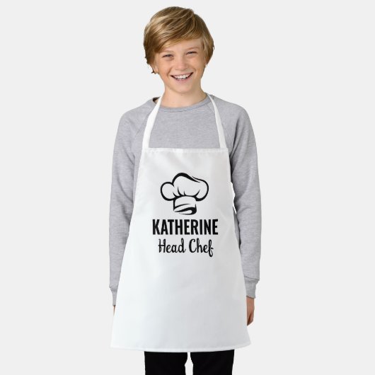 Aangepaste naam Hoofdchef Souschef Keuken Koken Schort (Gedragen)