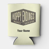 Aangepaste naam Hoppy Endings Beer Bottle Cooler (Voorkant)