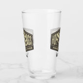 Aangepaste naam Hoppy Endings Funny Pint Beer Glas (Links)