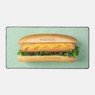 Aangepaste naam Hot Dog Bureaumat